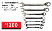 Mastercraft 7 Piece Ratchet Wrench Set (8, 10, 12, 13, 14, 17 And 19mm)