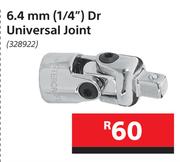 Mastercraft 6.4 (1/4") Dr Universal Joint