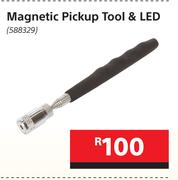 Mastercraft Magnetic Pickup Tool & LED