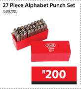 Mastercraft 27 Piece Alphabet Punch Set