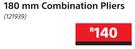 Mastercraft 180mm Combination Pliers