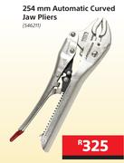 Mastercraft 254mm Automatic Curved Jaw Pliers