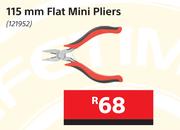 Mastercraft 115mm Flat Mini Pliers