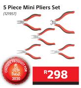 Mastercraft 5 Piece Mini Pliers Set