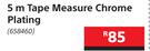 Mastercraft 5m Tape Measure Chrome Plating