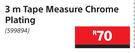 Mastercraft 3m Tape Measure Chrome Plating