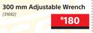 Mastercraft 300mm Adjustable Wrench