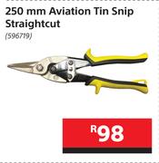 Mastercraft 250mm Aviation Tin Snip Straight Cut