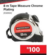 Mastercraft 8m Tape Measure Chrome Plating