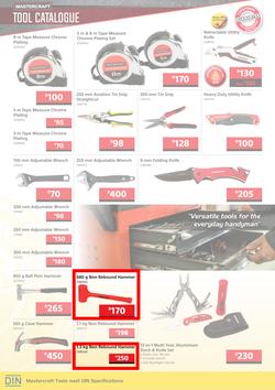 Builders : Mastercraft Tool Catalogue (1 Oct - 2 Dec 2019), page 11