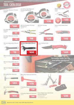 Builders : Mastercraft Tool Catalogue (1 Oct - 2 Dec 2019), page 11