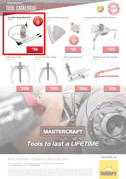 Builders : Mastercraft Tool Catalogue (1 Oct - 2 Dec 2019), page 12