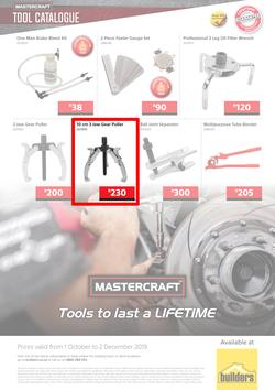Builders : Mastercraft Tool Catalogue (1 Oct - 2 Dec 2019), page 12