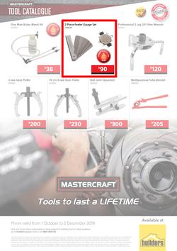 Builders : Mastercraft Tool Catalogue (1 Oct - 2 Dec 2019), page 12