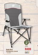 Camp Master Solid Arm High Back Chair