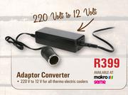 Adaptor Converter 220V To 12V For All Thermo Electric Coolers