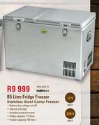 Camp Master 85L Fridge Freezer Stainless Steel Camp Freezer
