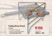 Camp Master Folding Braai Stand 3 Tier