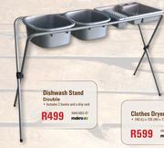 Camp Master Dishwash Stand Double