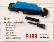 Camp Master 5 In 1 Multi Tool Knife