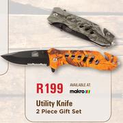 Camp Master Utility Knife 2 Piece Gift Set