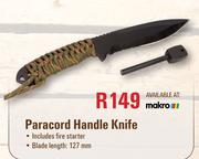Camp Master Paracord Handle Knife