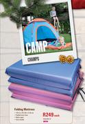 Camp Master Folding Mattress-150(L) x 65(W) x 5(H) cm Each