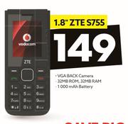 Vodacom 1.8" ZTE S755