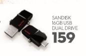 Sandisk 16GB USB Dual Drive