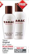 Tabac Original EDT 100ml Plus Free After Shave Lotion 150ml-Per Pack