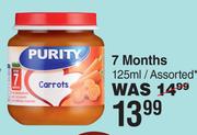 Purity Carrots 7 Months Assorted-125ml