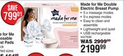 Tommee Tippee Made For Me Double Electric Breast Pump