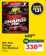 NPL N.O. Charge Pre-Workout-420g