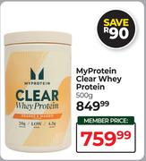 My Protein Clear Whey Protein-500g