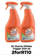 Mr Muscle Mildew Trigger-For 2 x 500ml