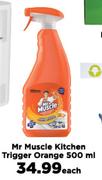Mr Muscle Kitchen Trigger Orange-500ml Each