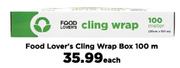 Food Lovers Cling Wrap Box-100m Each