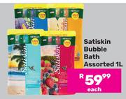 Satiskin Bubble Bath Assorted-1L Each