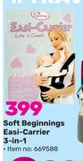Soft Beginnings Easi Carrier 3 In 1