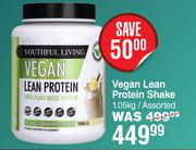 Youthful Living Vegan Lean Protein Shake Assorted-1.05kg