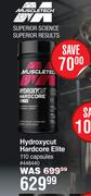 Muscletech Hydroxycut Hardcore Elite 448440-110 Capsules