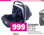 Safeway Orbit Infant Seat Group 0+, 0-13Kg