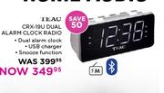 Teac CRX-19U  Dual Alarm Clock Radio