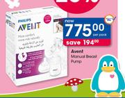 Philips Avent Manual Breast Pump-Per Pack