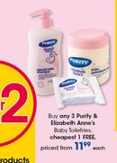 Purity & Elizabeth Anne's Baby Toiletries-Each