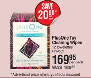 Plus One Toy Cleaning Wipes 12 Towelettes-Per Pack