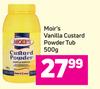 Moir's Vanilla Custard Powder Tub-500g