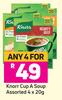 Knorr Cup A Soup Assorted-For 4 x 20g