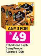 Robertsons Rajah Curry Powder Assorted-For 3 x 100g