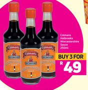 Colmans Holbrooks Worcestershire Sauce-For 3 x 250ml